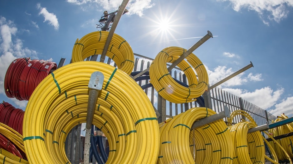 Aptus Utilities yellow gas cables 1